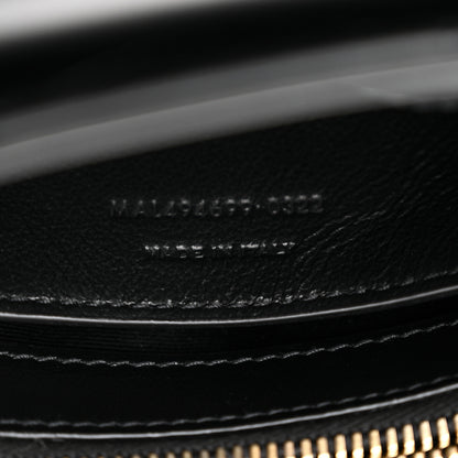 Saint Laurent Calfskin Y Quilted Monogram Small Loulou Chain Satchel Black 7 of 11