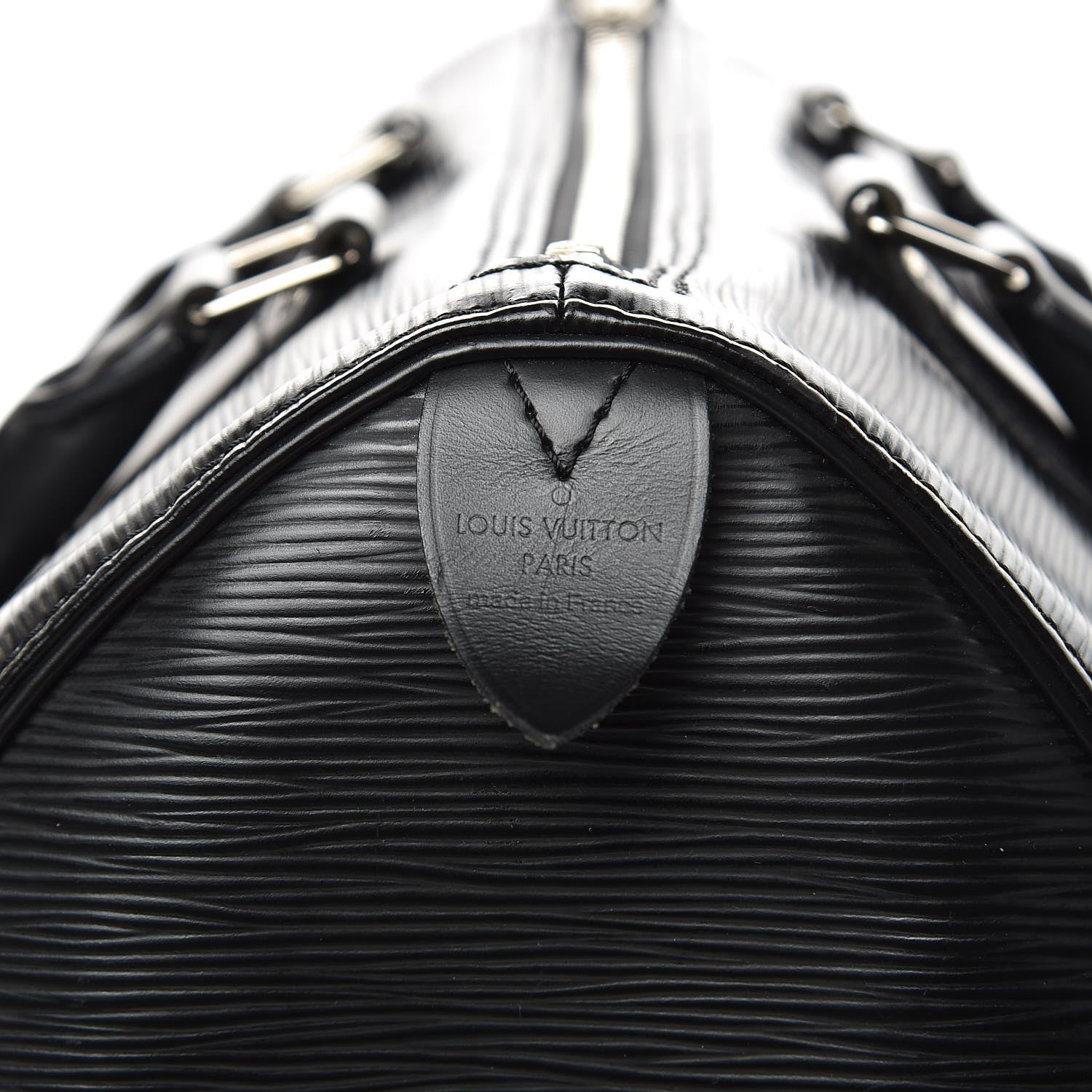 Louis Vuitton Epi Speedy 25 Black 6 of 11