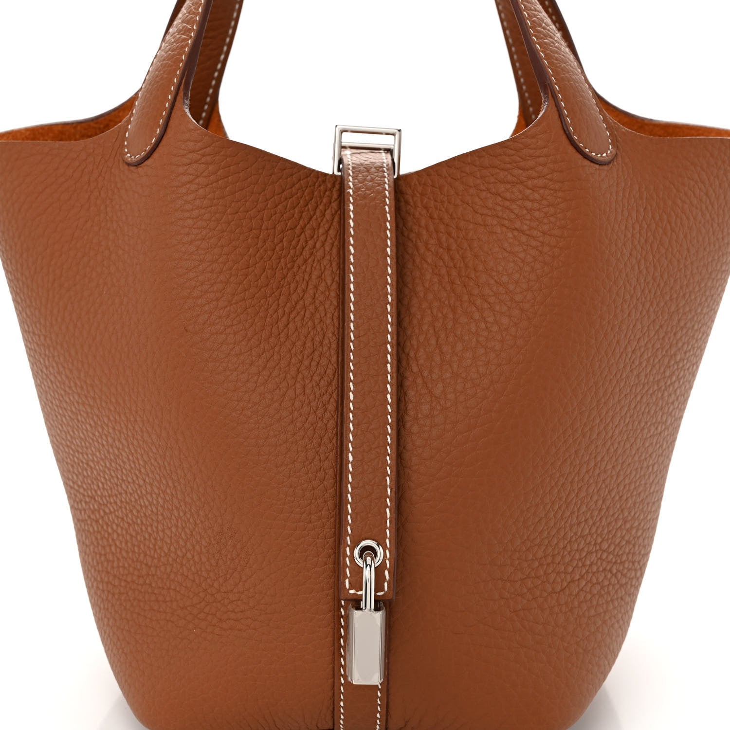 Hermes Taurillon Clemence Picotin Lock 18 PM Gold 8 of 11