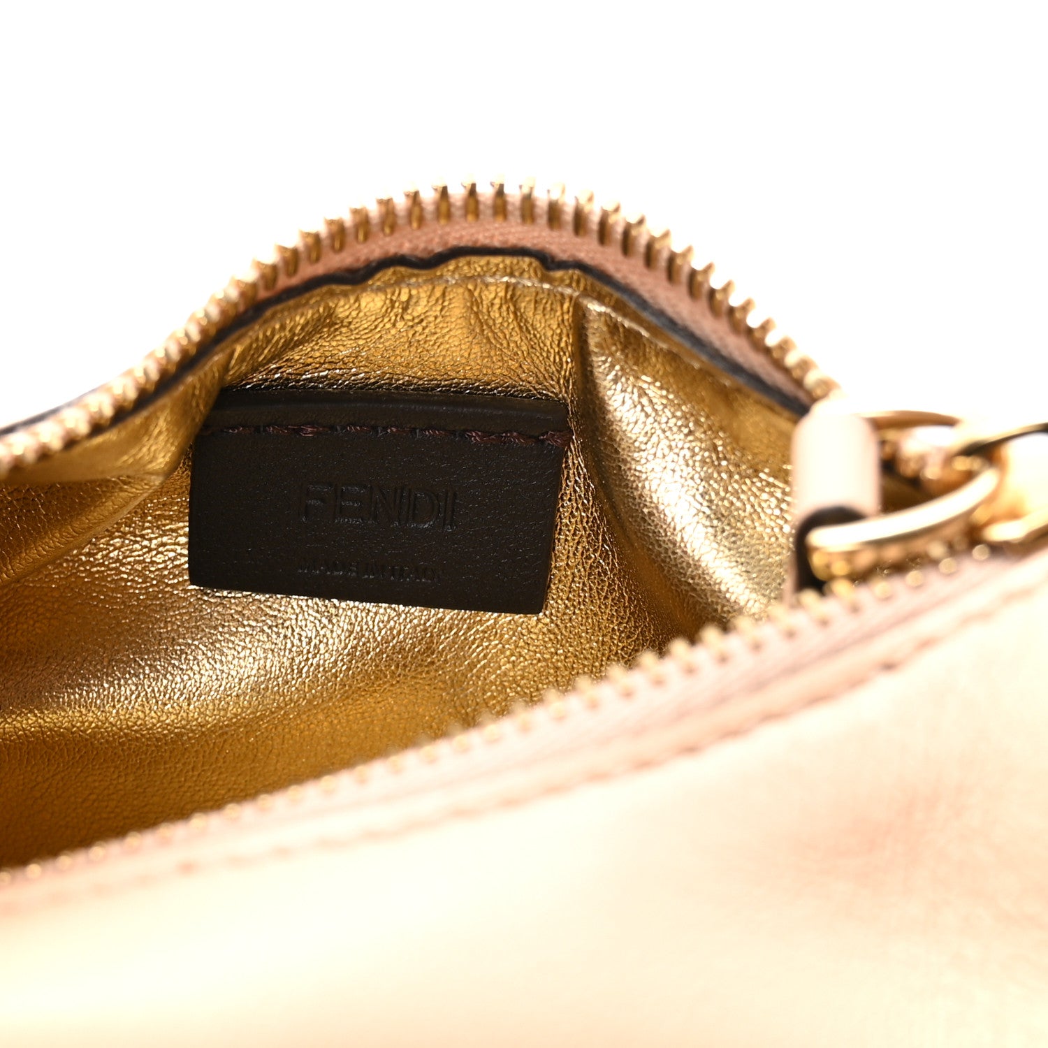 Fendi Vitello Grace Matte Nano Fendigraphy Hobo Charm Light Rose 6 of 10