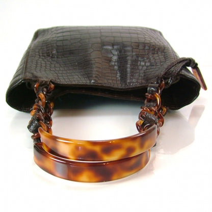 Chanel Matte Alligator Petit Shopper Cocoa 4 of 11