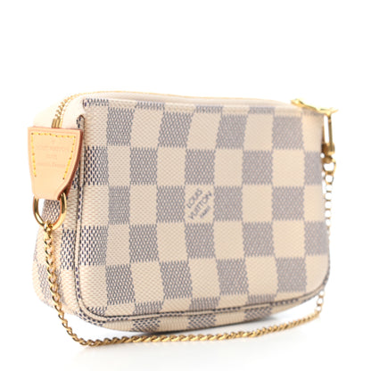 Louis Vuitton Damier Azur Mini Pochette Accessories 3 of 7