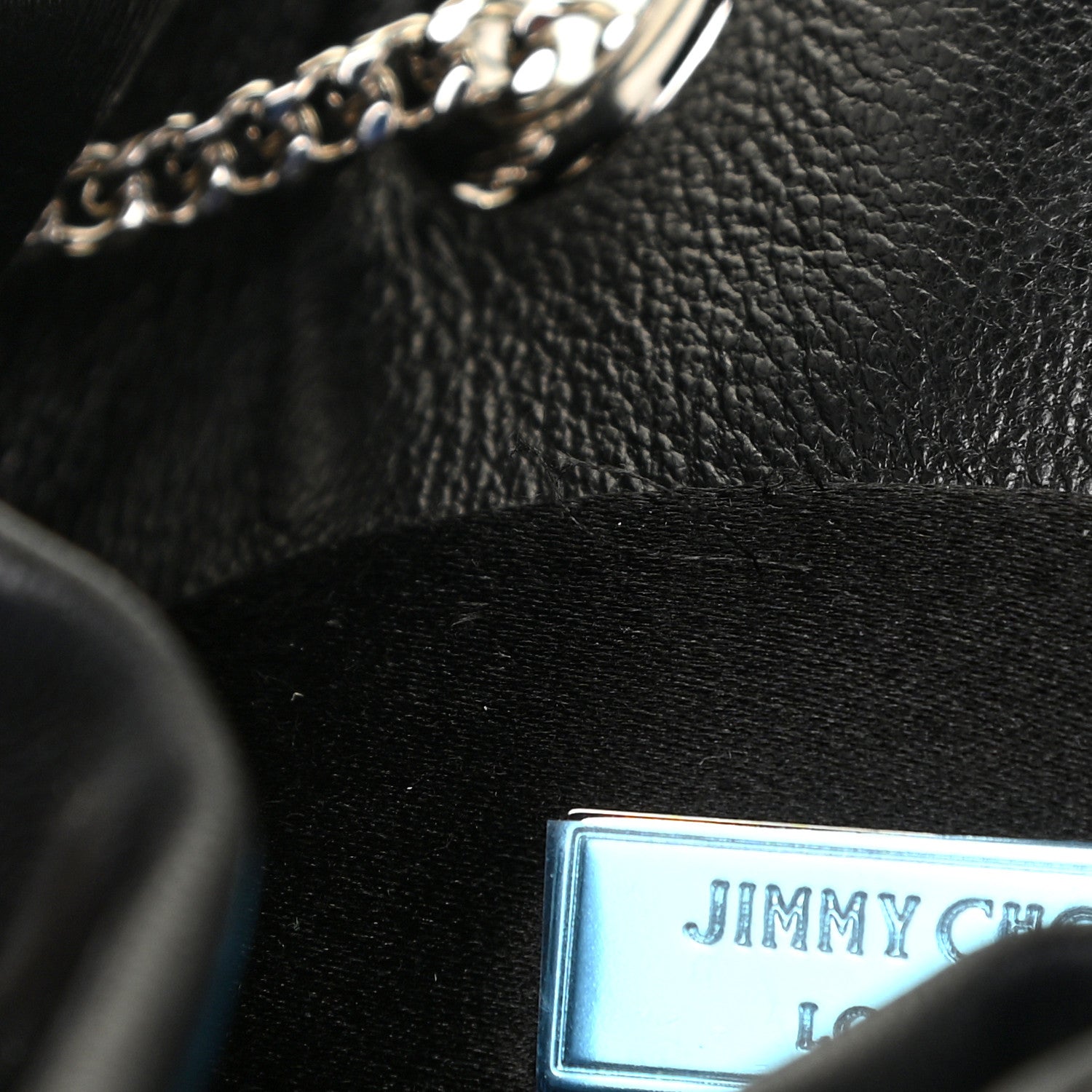 Jimmy Choo Calfskin Bon Bon Bag Bucket Bag Black 11 of 13