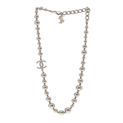 Chanel Metal Bead CC Necklace Gold 3 of 6