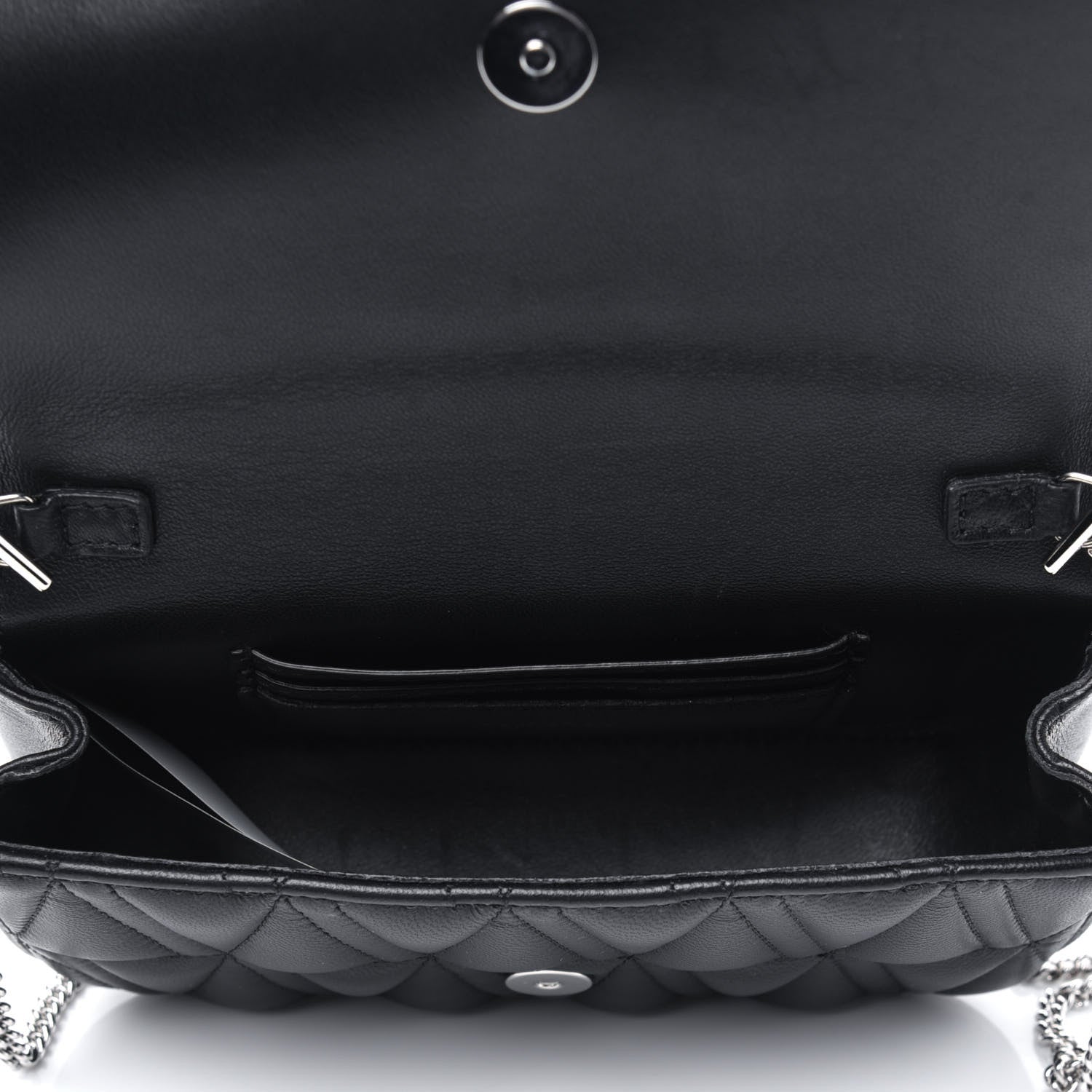 Versace Nappa Quilted Virtus Evening Bag Black 5 of 14