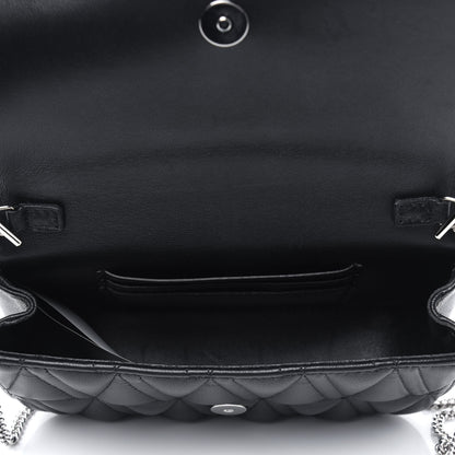Versace Nappa Quilted Virtus Evening Bag Black 5 of 14