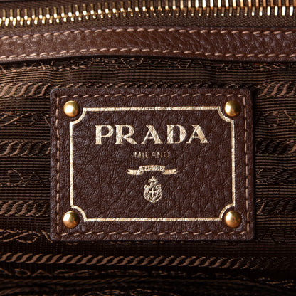 Prada Vitello Daino Tote Tabacco 5 of 5