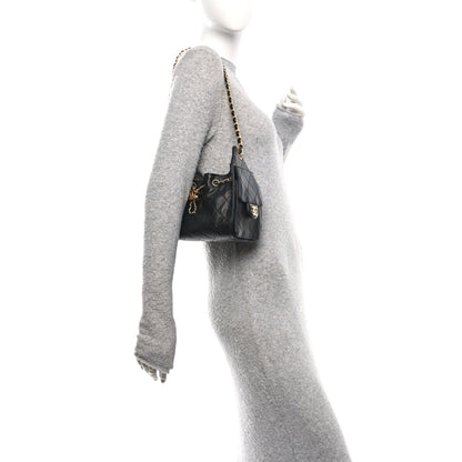 Chanel Caviar Quilted Mini Chanel 25 Handbag Black 2 of 10