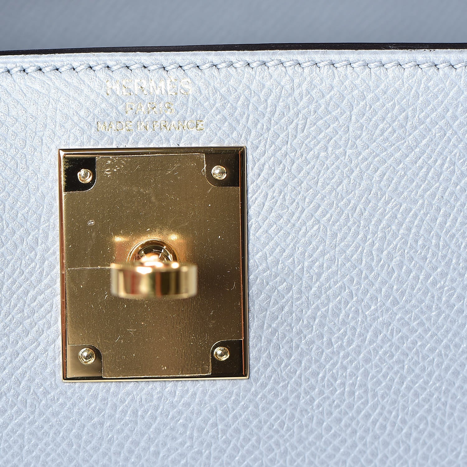 Hermes Epsom Kelly Sellier 28 Bleu Glacier 25 of 34
