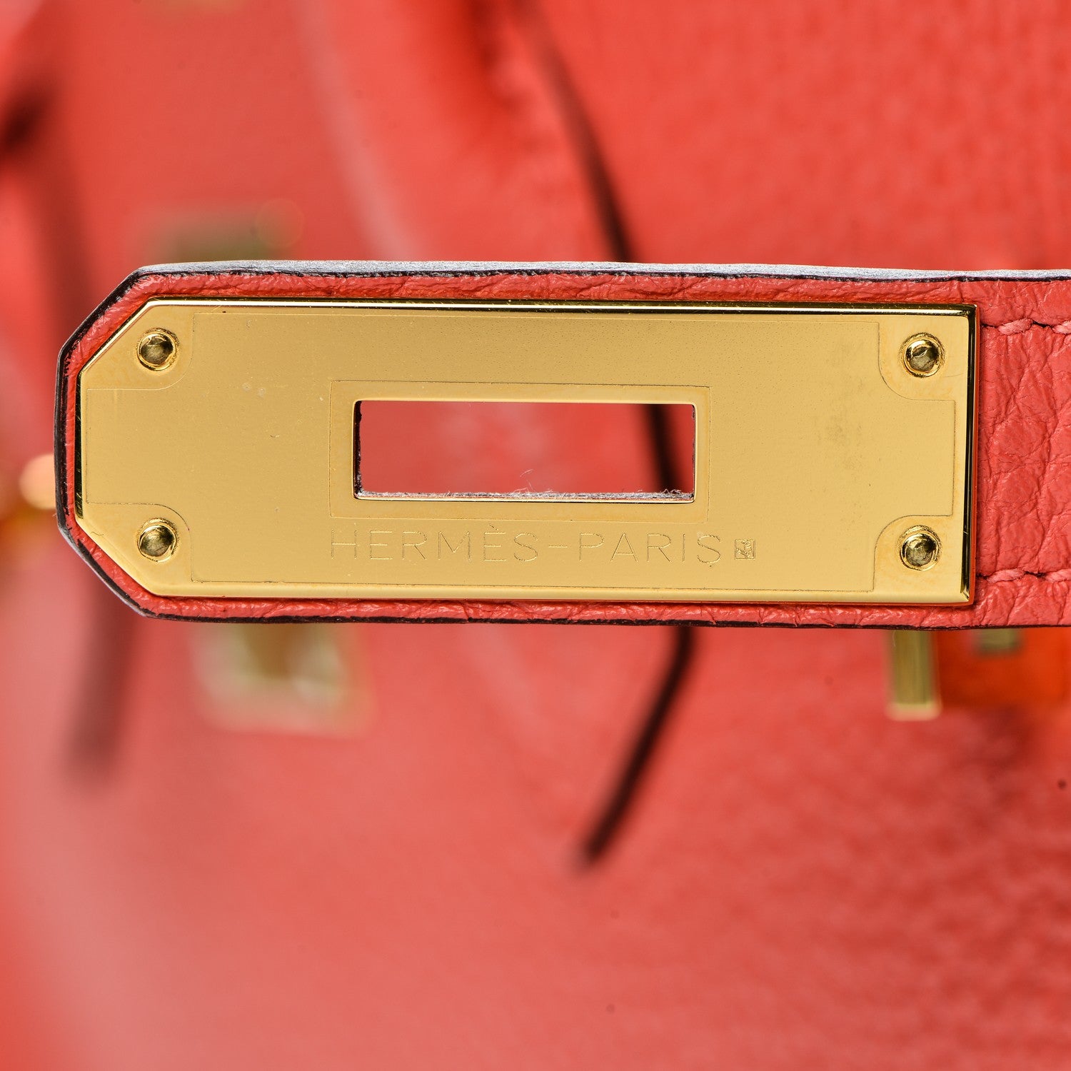 Hermes Taurillon Clemence Birkin 35 Rouge Pivoine 8 of 34