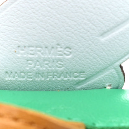 Hermes Milo Lambskin Grigri Rodeo Pegase Horse Bag Charm PM Menthe Sesame Bleu Brume 3 of 5