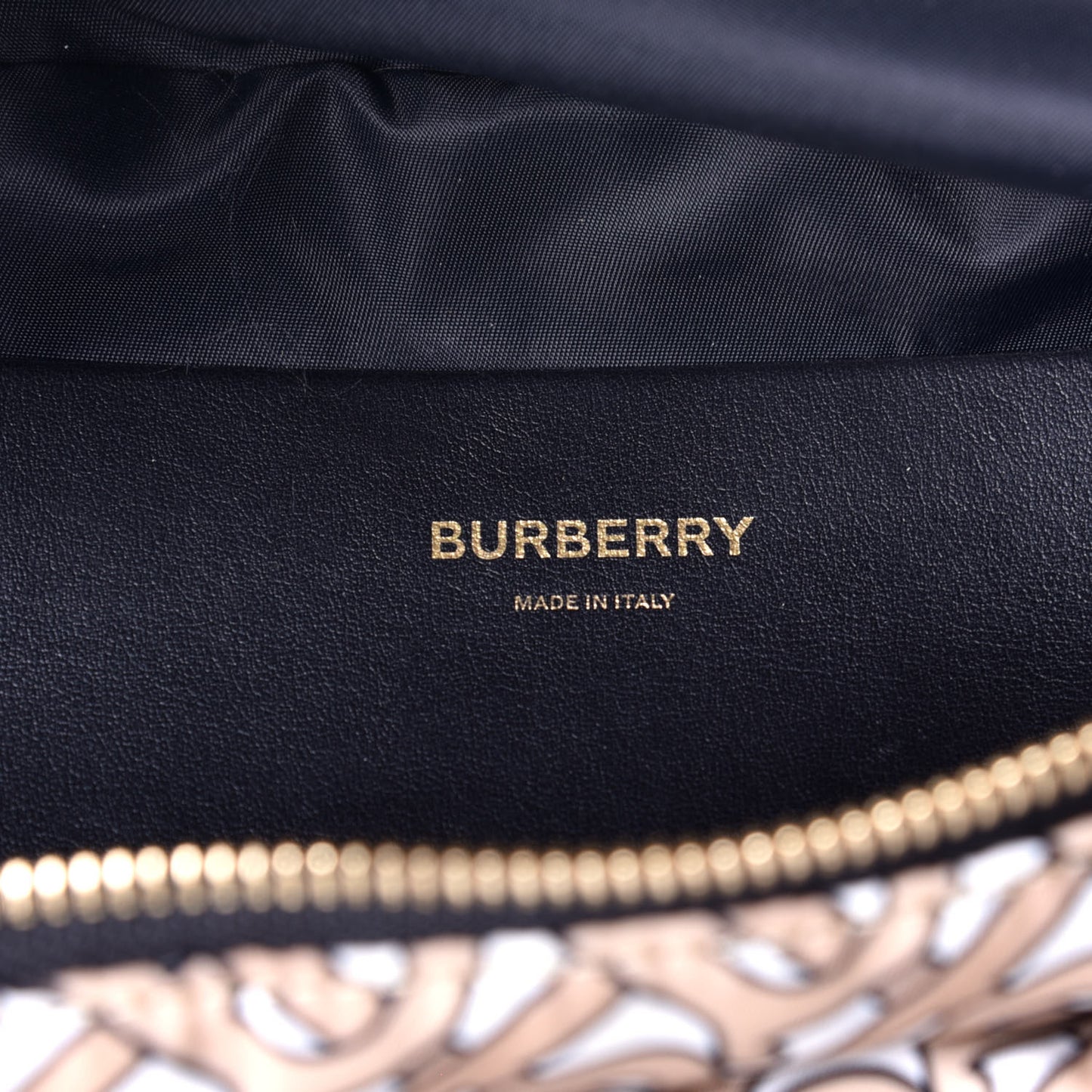 Nylon Monogram Sonny Bum Bag Beige