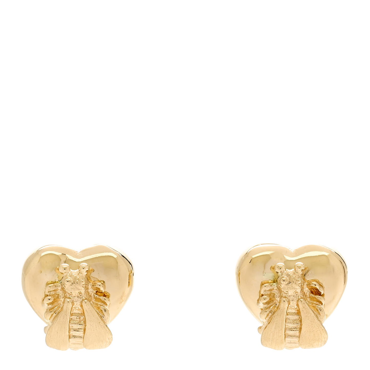 18K Yellow Gold Le Marche Des Merveilles Bee Motif Earrings