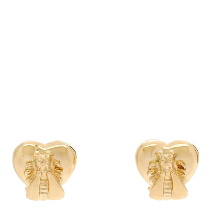 Gucci 18K Yellow Gold Le Marche Des Merveilles Bee Motif Earrings 1 of 5