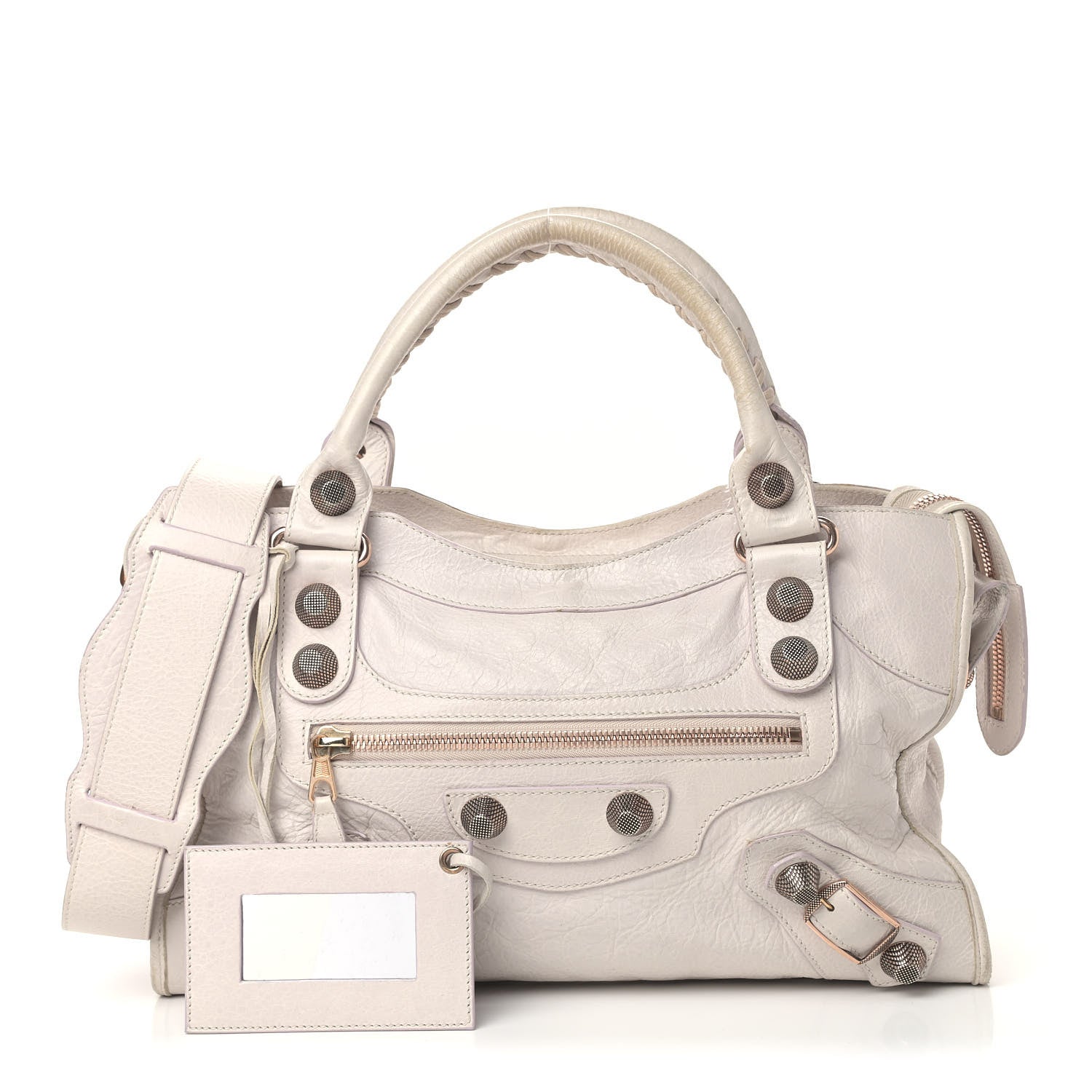 Balenciaga Agneau Giant 21 Rose Gold Hardware City Nacre 1 of 19
