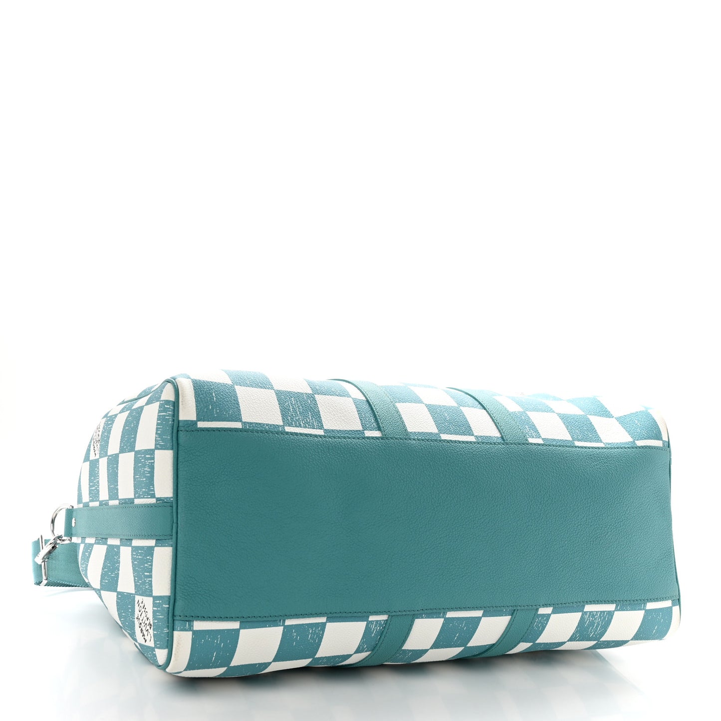 Calfskin Damier Keepall Bandouliere 45 Teal