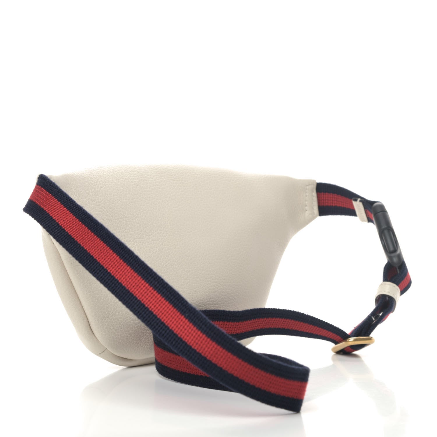 Gucci Grained Calfskin Small Logo Belt Bag White 2 of 4