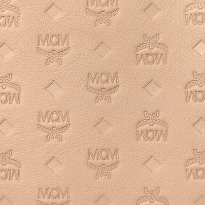 MCM Calfskin Ottomar Monogram Medium Klara Hobo Beige 11 of 11