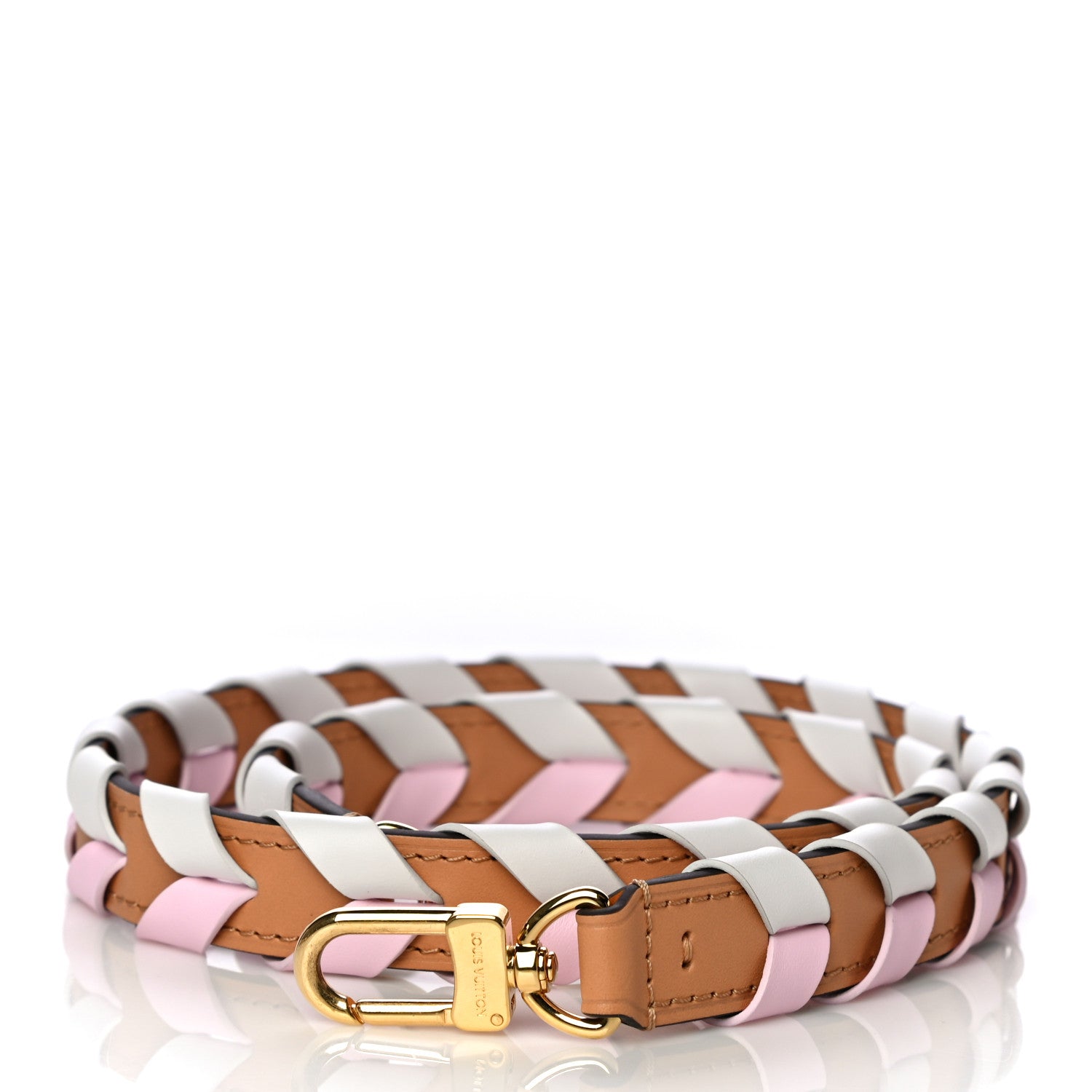 Louis Vuitton Damier Azur Braided Neverfull MM Pink 15 of 16