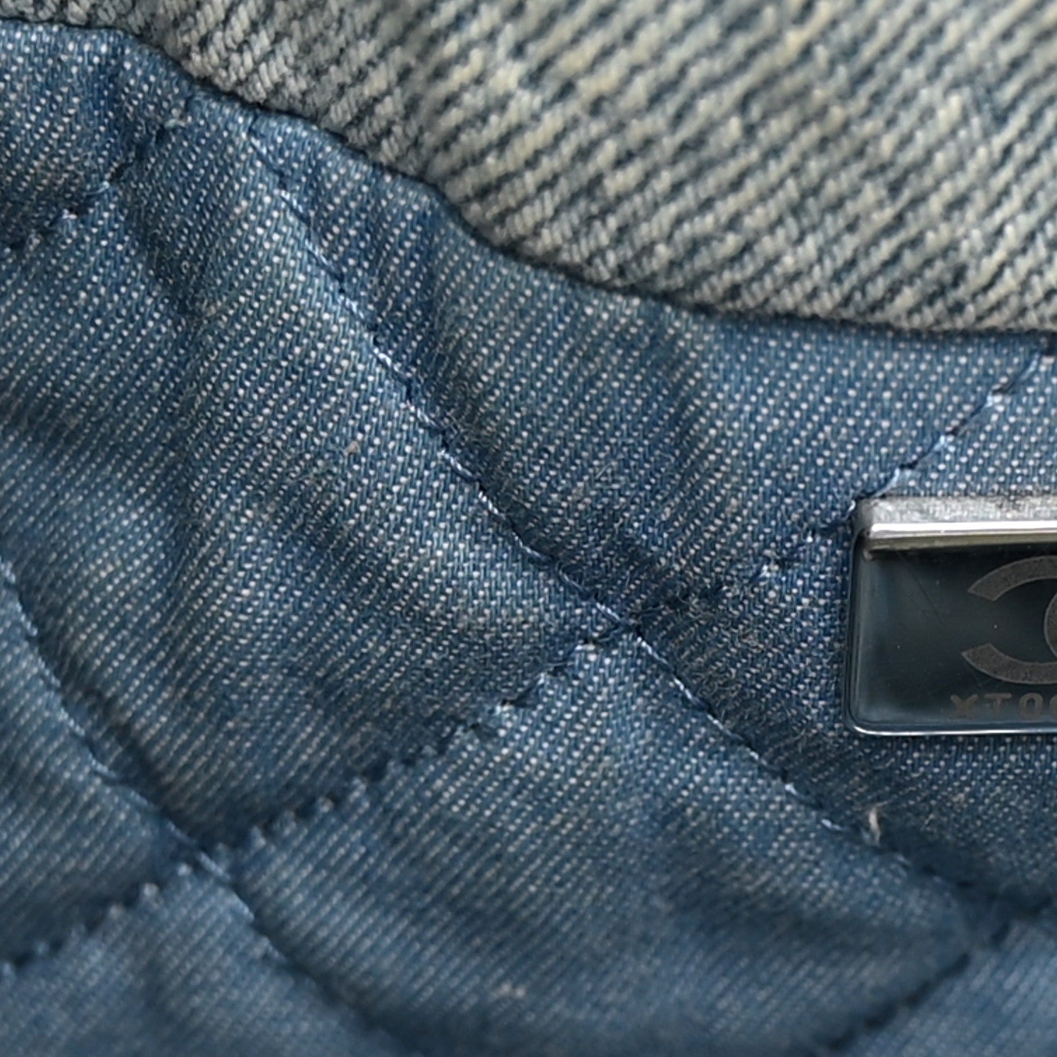 Chanel Denim Quilted Small Chanel 22 Blue 7 of 11