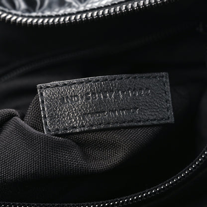 Saint Laurent Nylon Nuxx Ripstop Duffle Black White 6 of 9