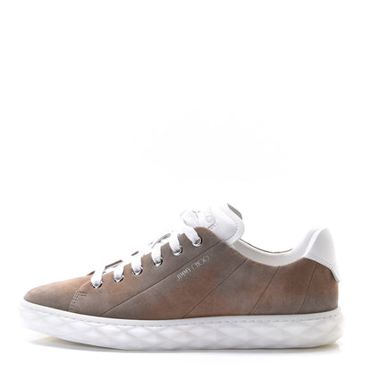 Jimmy Choo Suede Diamond Sneaker 37 Mocha 1 of 8