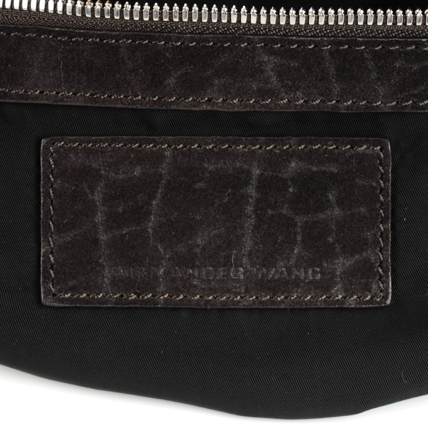 Crinkled Suede Morgan Hobo Black