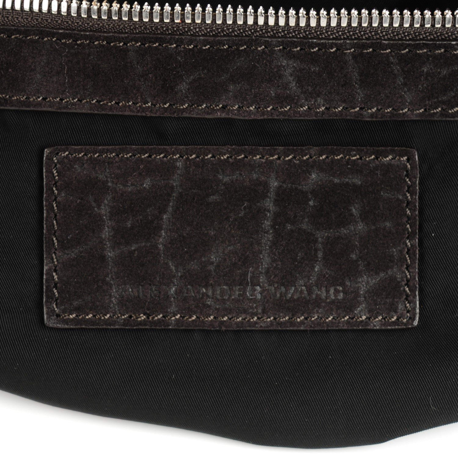 Alexander Wang Crinkled Suede Morgan Hobo Black 6 of 7