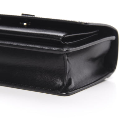 Saint Laurent Calfskin Monogram Sunset Chain Wallet Black 8 of 10