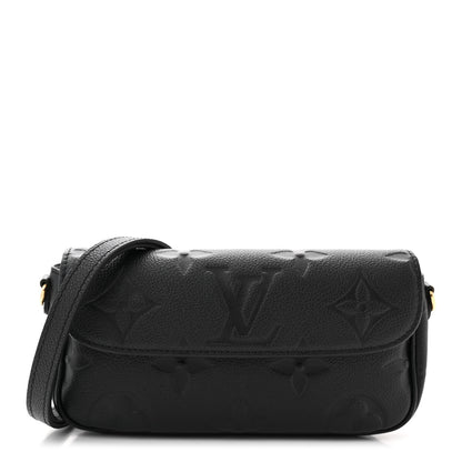 Louis Vuitton Empreinte Monogram Giant Ivy Wallet On Chain Black 1 of 9