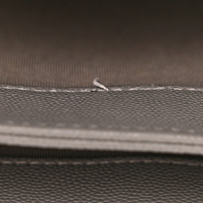 Chanel Caviar Suede Stitched Lady Coco Flap Grey 8 of 11