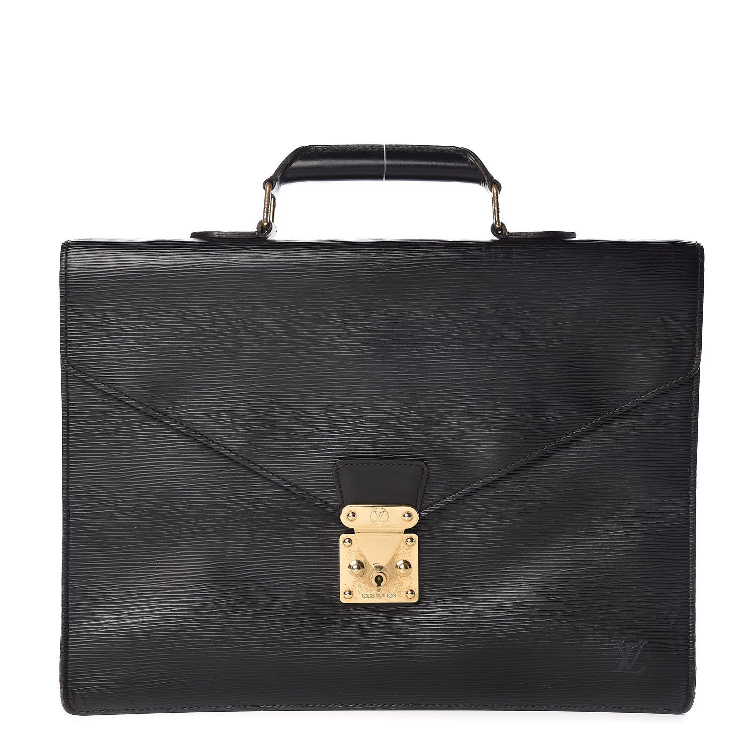 Louis Vuitton Epi Porte-Documents Briefcase Black 1 of 31