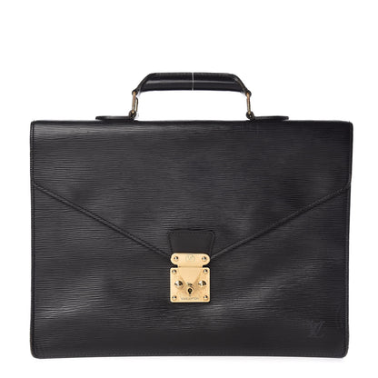Louis Vuitton Epi Porte-Documents Briefcase Black 1 of 31