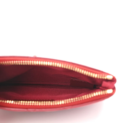 Chanel Aged Calfskin Quilted Small Reissue Cosmetic Case Red 5 of 9