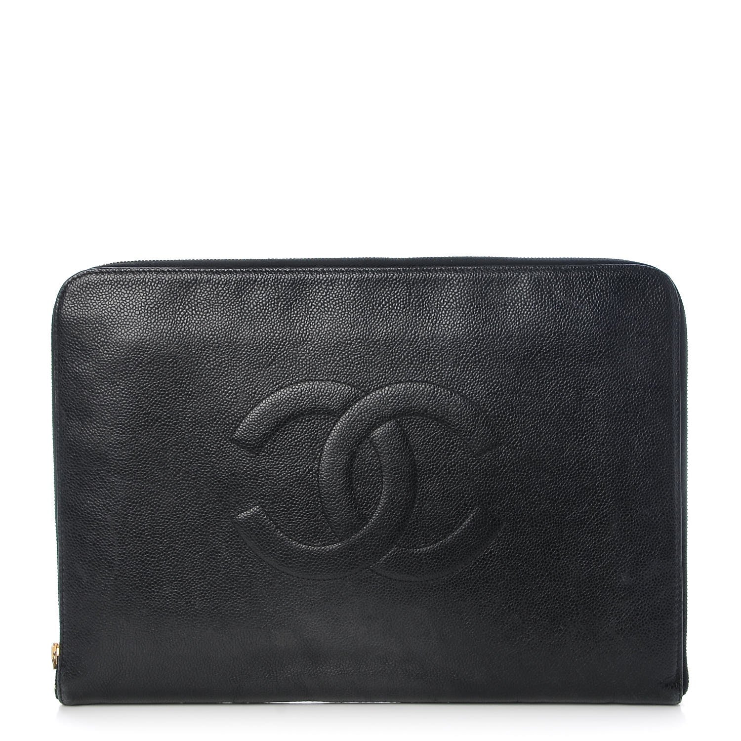 Chanel Caviar Timeless CC Document Portfolio Holder Black 1 of 16