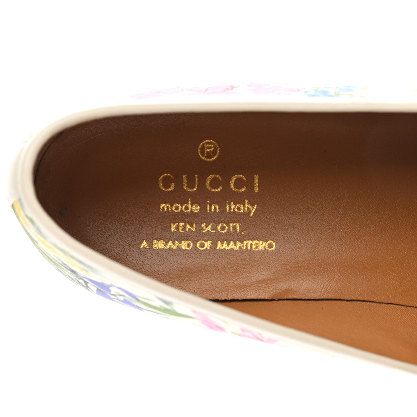 X KEN SCOTT Canvas Infinity Giardino d Apri Womens Jordaan Loafers 40 Ivory Pink Mystic White