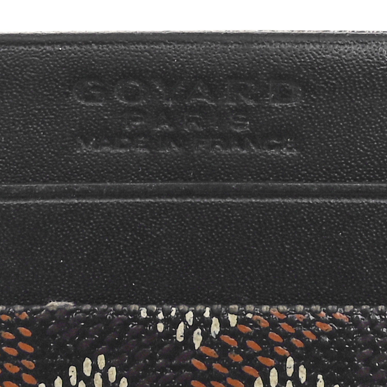 Goyard Goyardine Saint Sulpice Card Holder Black 6 of 9