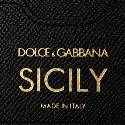 Dolce & Gabbana Dauphine Medium Miss Sicily Satchel Black 6 of 10