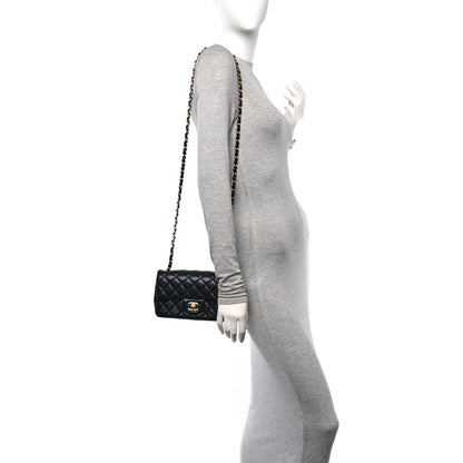 Chanel Lambskin Quilted Mini Rectangular Flap Black 3 of 13