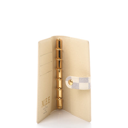 Louis Vuitton Damier Azur Small Ring Agenda Cover 5 of 10