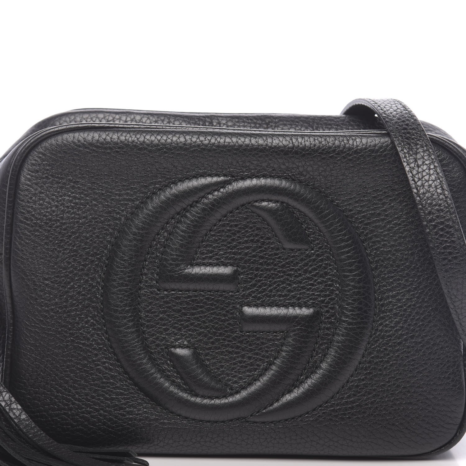 Gucci Pebbled Calfskin Small Soho Disco Bag Black 11 of 11