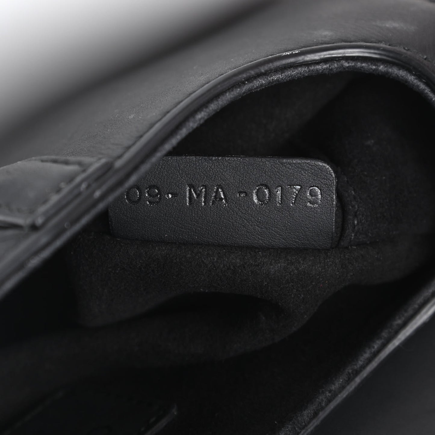 Ultra Matte Calfskin Mini Saddle Bag Black