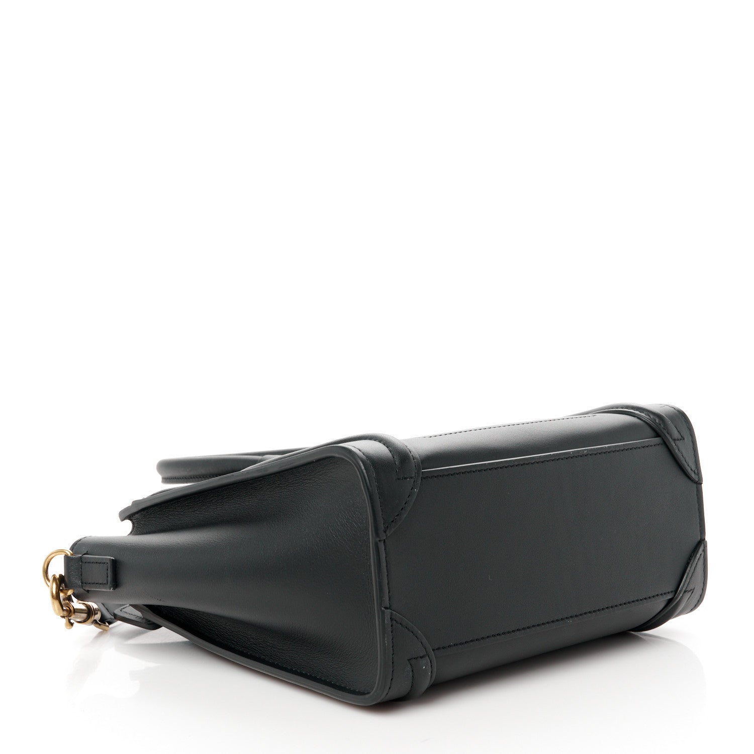 Celine Smooth Calfskin Nano Luggage Black 4 of 10