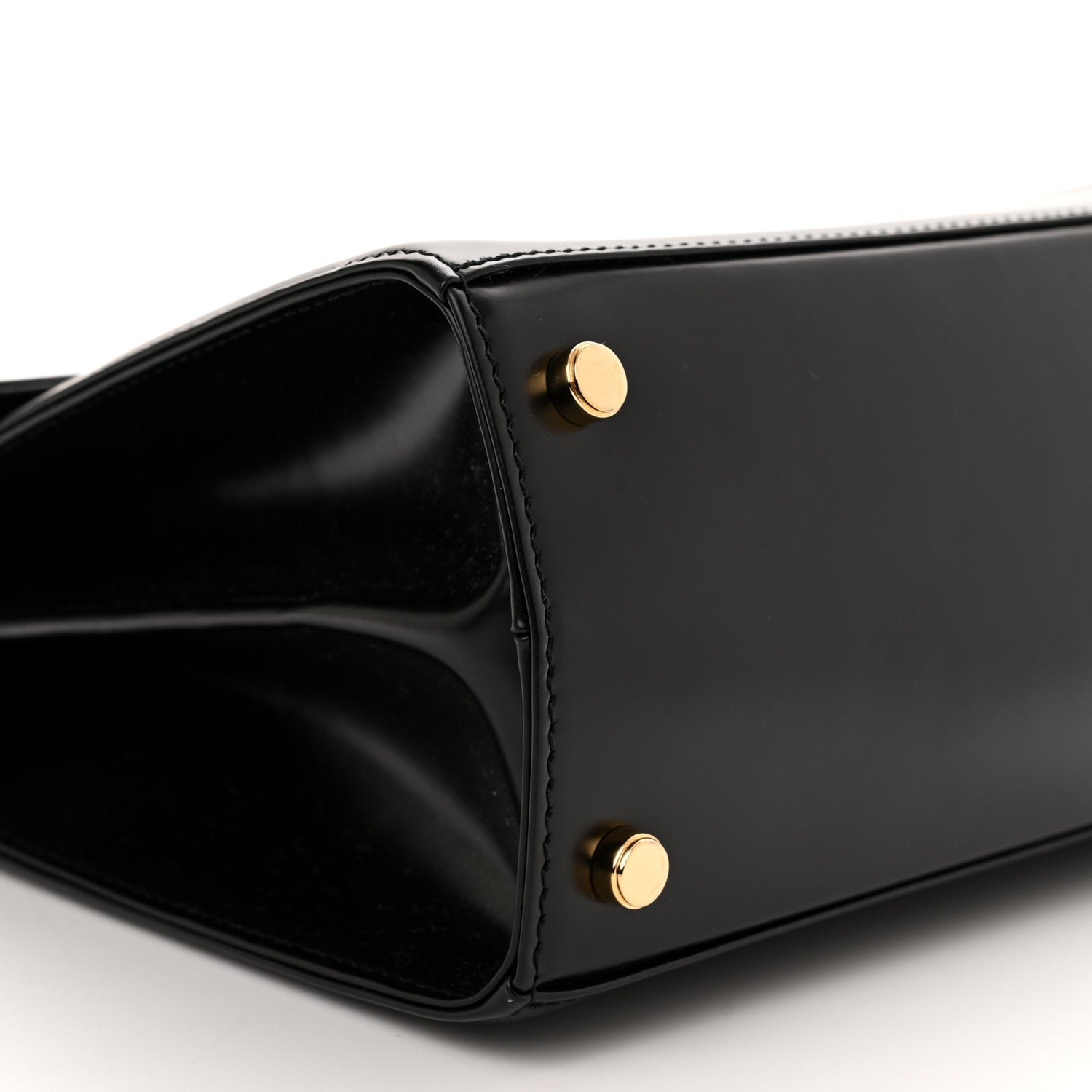 Salvatore Ferragamo Brushed Off Calfskin Iconic Top Handle Bag Black 8 of 11