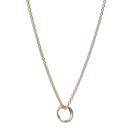 Cartier 18K Pink Yellow White Gold Baby Trinity Pendant Necklace 1 of 7