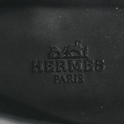 Hermes Glossed Calfskin Funk Ankle Boots 39 Black 7 of 11