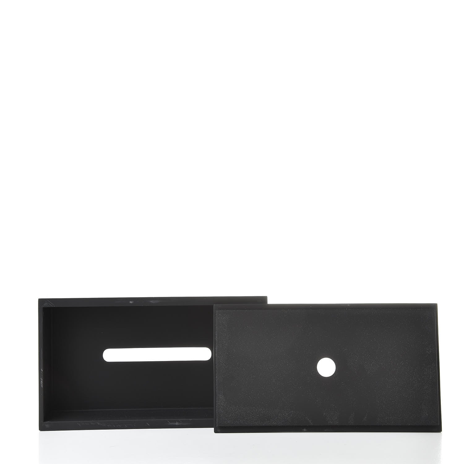 Hermes Lacquered Wood K-Box Tissue Box Black 5 of 7