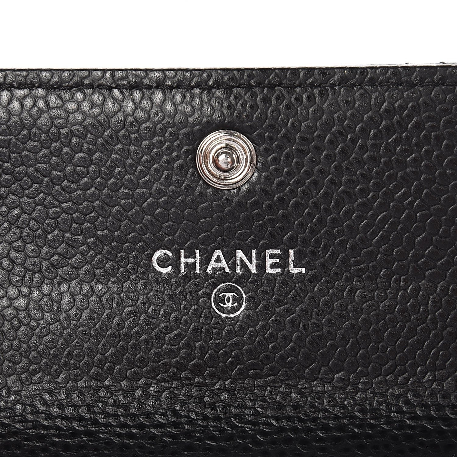Chanel Caviar Quilted Flap Card Holder Black 6 of 9