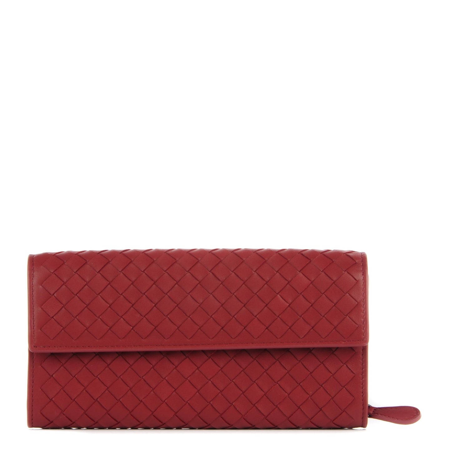 Nappa Intrecciato Continental Flap Wallet