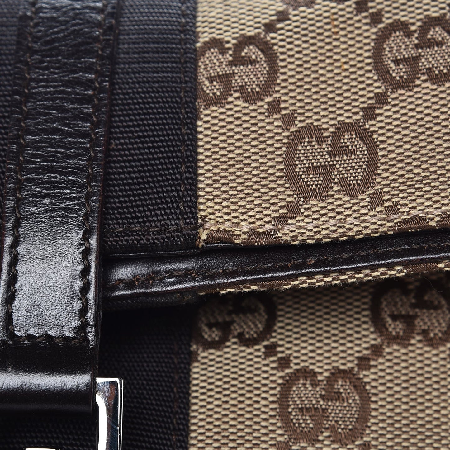 Monogram Shoulder Bag Brown